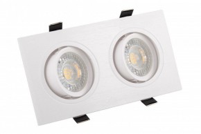 DK3022-WH Встраиваемый светильник, IP 20, 10 Вт, GU5.3, LED, белый, пластик в Озерске - ozersk.mebel24.online | фото 1