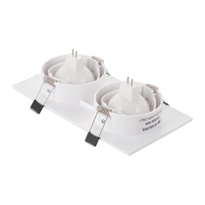 DK3022-WH Встраиваемый светильник, IP 20, 10 Вт, GU5.3, LED, белый, пластик в Озерске - ozersk.mebel24.online | фото 3