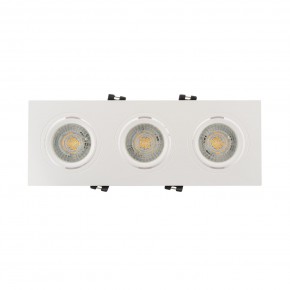 DK3023-WH Встраиваемый светильник, IP 20, 10 Вт, GU5.3, LED, белый, пластик в Озерске - ozersk.mebel24.online | фото 1