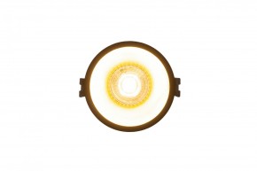 DK3026-BG Встраиваемый светильник, IP 20, 10 Вт, GU5.3, LED, черный/золотой, пластик в Озерске - ozersk.mebel24.online | фото 1