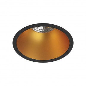 DK3026-BG Встраиваемый светильник, IP 20, 10 Вт, GU5.3, LED, черный/золотой, пластик в Озерске - ozersk.mebel24.online | фото 2