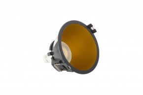 DK3026-BG Встраиваемый светильник, IP 20, 10 Вт, GU5.3, LED, черный/золотой, пластик в Озерске - ozersk.mebel24.online | фото 4