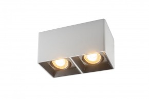 DK3035-WB Светильник накладной IP 20, 10 Вт, GU5.3, LED, белый/черный, пластик в Озерске - ozersk.mebel24.online | фото 1