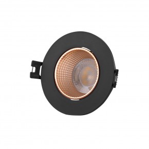 DK3061-BBR Встраиваемый светильник, IP 20, 10 Вт, GU5.3, LED, черный/бронзовый, пластик в Озерске - ozersk.mebel24.online | фото 1