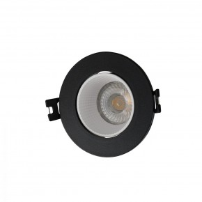 DK3061-BK+WH Встраиваемый светильник, IP 20, 10 Вт, GU5.3, LED, черный/белый, пластик в Озерске - ozersk.mebel24.online | фото 1