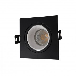 DK3071-BK+WH Встраиваемый светильник, IP 20, 10 Вт, GU5.3, LED, черный/белый, пластик в Озерске - ozersk.mebel24.online | фото