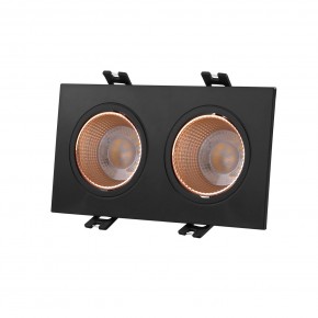 DK3072-BBR Встраиваемый светильник, IP 20, 10 Вт, GU5.3, LED, черный/бронзовый, пластик в Озерске - ozersk.mebel24.online | фото 1