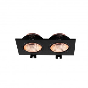 DK3072-BBR Встраиваемый светильник, IP 20, 10 Вт, GU5.3, LED, черный/бронзовый, пластик в Озерске - ozersk.mebel24.online | фото 2