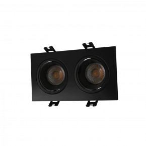 DK3072-BK Встраиваемый светильник, IP 20, 10 Вт, GU5.3, LED, черный/черный, пластик в Озерске - ozersk.mebel24.online | фото 1