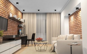 DK3080-BW+BK Светильник накладной IP 20, 10 Вт, GU5.3, LED, черно-белый/черный, пластик в Озерске - ozersk.mebel24.online | фото 2