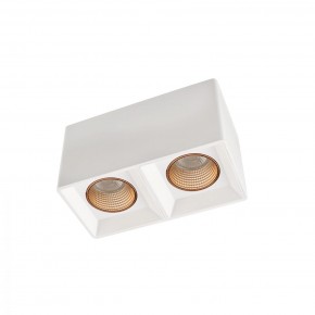 DK3085-WH+BR Светильник накладной IP 20, 10 Вт, GU5.3, LED, белый/бронзовый, пластик в Озерске - ozersk.mebel24.online | фото 1
