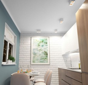 DK3085-WH+BR Светильник накладной IP 20, 10 Вт, GU5.3, LED, белый/бронзовый, пластик в Озерске - ozersk.mebel24.online | фото 2