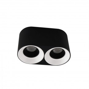 DK3096-BW+BK Светильник накладной IP 20, 10 Вт, GU5.3, LED, черно-белый/черный, пластик в Озерске - ozersk.mebel24.online | фото