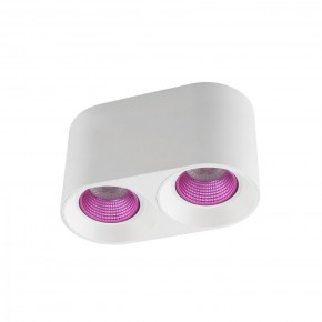 DK3096-WH+PI Светильник накладной IP 20, 10 Вт, GU5.3, LED, белый/розовый, пластик в Озерске - ozersk.mebel24.online | фото