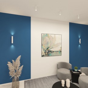 DK5022-WH Настенный светильник, IP20, до 15 Вт, LED, 2xGU10, белый, алюминий в Озерске - ozersk.mebel24.online | фото 4