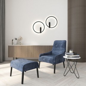 DK5035-BK Бра ROUND со светодиодом, IP20, 24W, 3000/4000/6500K, черный, алюминий в Озерске - ozersk.mebel24.online | фото 8