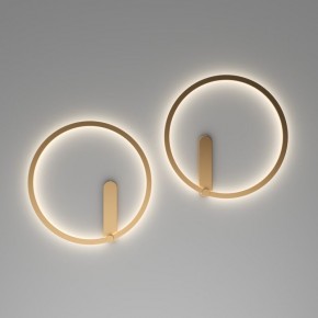 DK5035-SG Бра ROUND со светодиодом, IP20, 24W, 3000/4000/6500K, матовое золото, алюминий в Озерске - ozersk.mebel24.online | фото 7