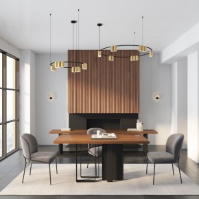 DK5060-BK+SG Бра ORBIT, IP20, 3000К, LED, 10 Вт, черный + сатинированное золото, алюминий в Озерске - ozersk.mebel24.online | фото 6