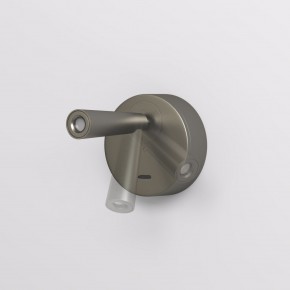 DK5072-DN Бра SHINE WALL со светодиодом, D104*H68, IP20, 3000К, 3W, RA?90, темный никель, алюминий в Озерске - ozersk.mebel24.online | фото 3
