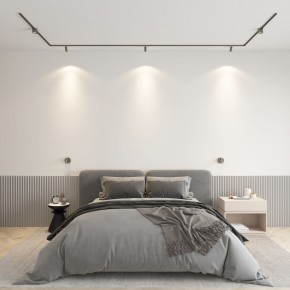DK5072-DN Бра SHINE WALL со светодиодом, D104*H68, IP20, 3000К, 3W, RA?90, темный никель, алюминий в Озерске - ozersk.mebel24.online | фото 4