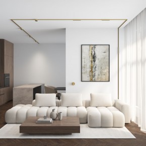 DK5072-SB Бра SHINE WALL со светодиодом, D104*H68, IP20, 3000К, 3W, RA?90, сатинированная латунь, алюминий в Озерске - ozersk.mebel24.online | фото 6
