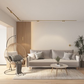 DK5072-SB Бра SHINE WALL со светодиодом, D104*H68, IP20, 3000К, 3W, RA?90, сатинированная латунь, алюминий в Озерске - ozersk.mebel24.online | фото 8