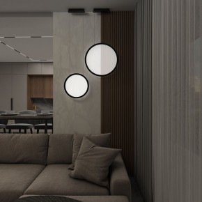 DK6606-BK Подвесной вертикальный светильник Veil со светодиодом H1700 d600 220V 48W 3000-6000K IP20 черный алюминий в Озерске - ozersk.mebel24.online | фото 7