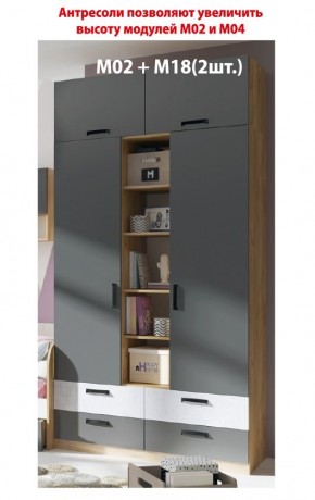 Дуглас (подростковая) М04 Шкаф с ящиками в Озерске - ozersk.mebel24.online | фото 4