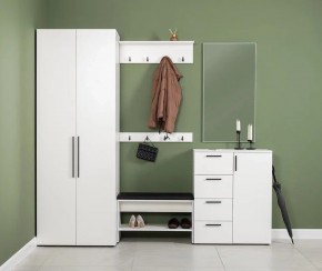 ЭЙР прихожая (модульная) Белый Шагрень в Озерске - ozersk.mebel24.online | фото 1