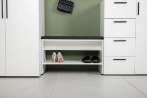 ЭЙР прихожая (модульная) Белый Шагрень в Озерске - ozersk.mebel24.online | фото 23