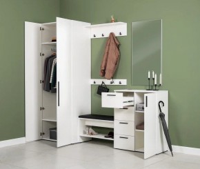 ЭЙР прихожая (модульная) Белый Шагрень в Озерске - ozersk.mebel24.online | фото 27