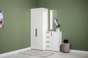 ЭЙР прихожая (модульная) Белый Шагрень в Озерске - ozersk.mebel24.online | фото 3