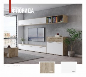 ФЛОРИДА Гостиная (модульная) дуб серый/белый в Озерске - ozersk.mebel24.online | фото