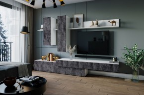 ФРИДА Гостиная (Белый/Обсидиан) в Озерске - ozersk.mebel24.online | фото