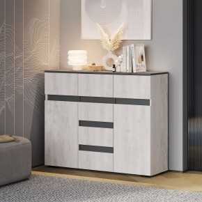 Гостиная Мрия (модульная) Бетон пайн светлый/Графит в Озерске - ozersk.mebel24.online | фото 17