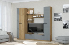 Гостиная Юджи (Дуб Крафт золотой/Графит) в Озерске - ozersk.mebel24.online | фото