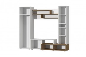 Гостиная Юна (Белый текстурный/Дуб крафт золотой) в Озерске - ozersk.mebel24.online | фото 2
