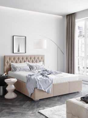 Интерьерная Кровать Октавия Бежевый 1400x2000 в Озерске - ozersk.mebel24.online | фото