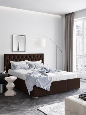 Интерьерная Кровать Октавия Коричневый  1400x2000 в Озерске - ozersk.mebel24.online | фото