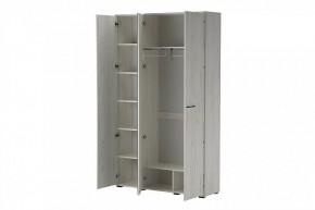 ИТАЛИЯ ШК-1300 Шкаф 3дв с зеркалом (дуб крафт белый) в Озерске - ozersk.mebel24.online | фото 2