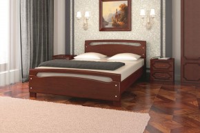 КАМЕЛИЯ-2 Кровать из массива 1400 в Озерске - ozersk.mebel24.online | фото 3