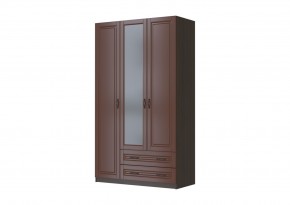 КАНТРИ Шкаф ШР-3 с 1 зерк. (орех) ЛАК в Озерске - ozersk.mebel24.online | фото