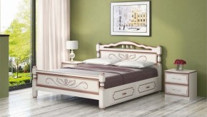 КАРИНА-5 Кровать из массива 1600 с 2-мя ящиками в Озерске - ozersk.mebel24.online | фото 2