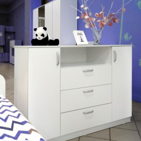 Комод 1400 Париж (Белый тиснение) в Озерске - ozersk.mebel24.online | фото 5