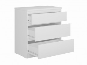 Комод КАСТОР с тремя ящиками, цвет белый в Озерске - ozersk.mebel24.online | фото 2