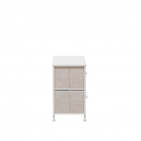Комод Leset Линкс 2 ящ. (к/з), Каркас Белый, ящики Белые в Озерске - ozersk.mebel24.online | фото 4