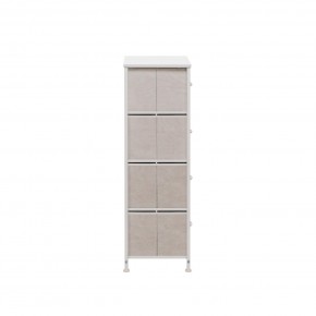 Комод Leset Линкс 4 ящ. (к/з), Каркас Белый, ящики Белые в Озерске - ozersk.mebel24.online | фото 4