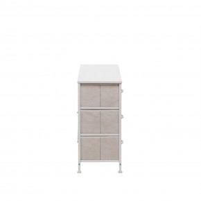 Комод Leset Линкс 6 ящ. (к/з), Каркас Белый, ящики Белые в Озерске - ozersk.mebel24.online | фото 4