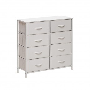 Комод Leset Линкс 8 ящ. (к/з), Каркас Белый, ящики Белые в Озерске - ozersk.mebel24.online | фото 3