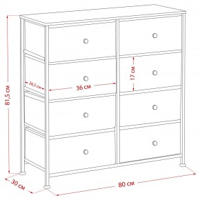 Комод Leset Линкс 8 ящиков (МДФ) в Озерске - ozersk.mebel24.online | фото 12